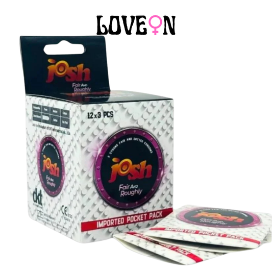 Josh Fair & Roughly Condoms - 36 Condom Pack
